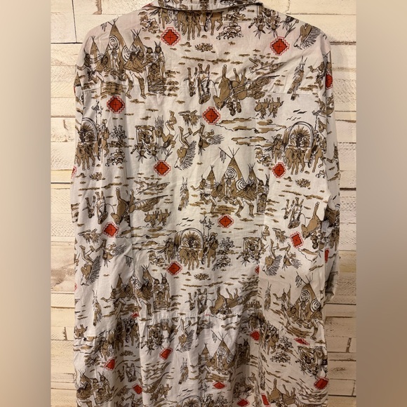 Native American Button down - Picture 2 of 4